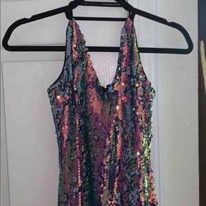 Sequins mini dress, fits 1/2